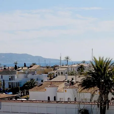 Unsejouraempuriabrava-terrasse-vue -clime- Wifi Parking Διαμέρισμα