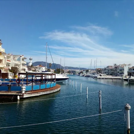 Unsejouraempuriabrava-terrasse-vue -clime- Wifi Parking