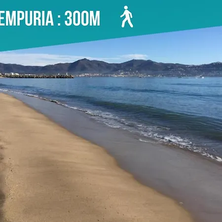 Unsejouraempuriabrava-terrasse-vue -clime- Wifi Parking *